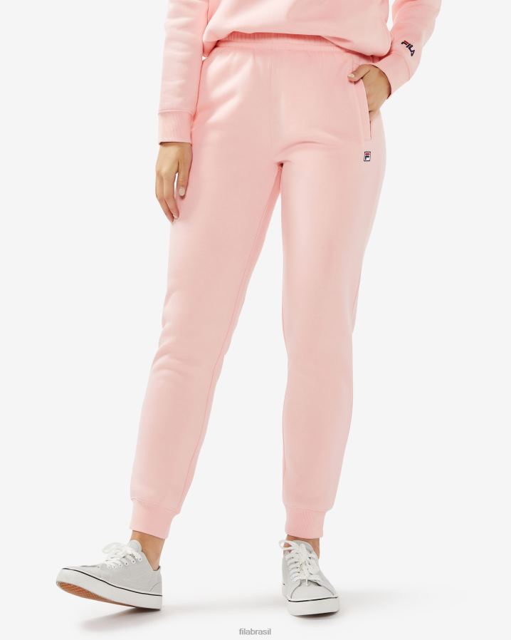 rosa pálido FILA calça fila unissex badge 3.0 rosa pálido HXJFD2515