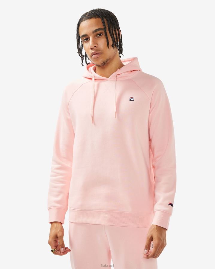 rosa pálido FILA emblema unissex 3.0 capuz fila rosa pálido HXJFD2513