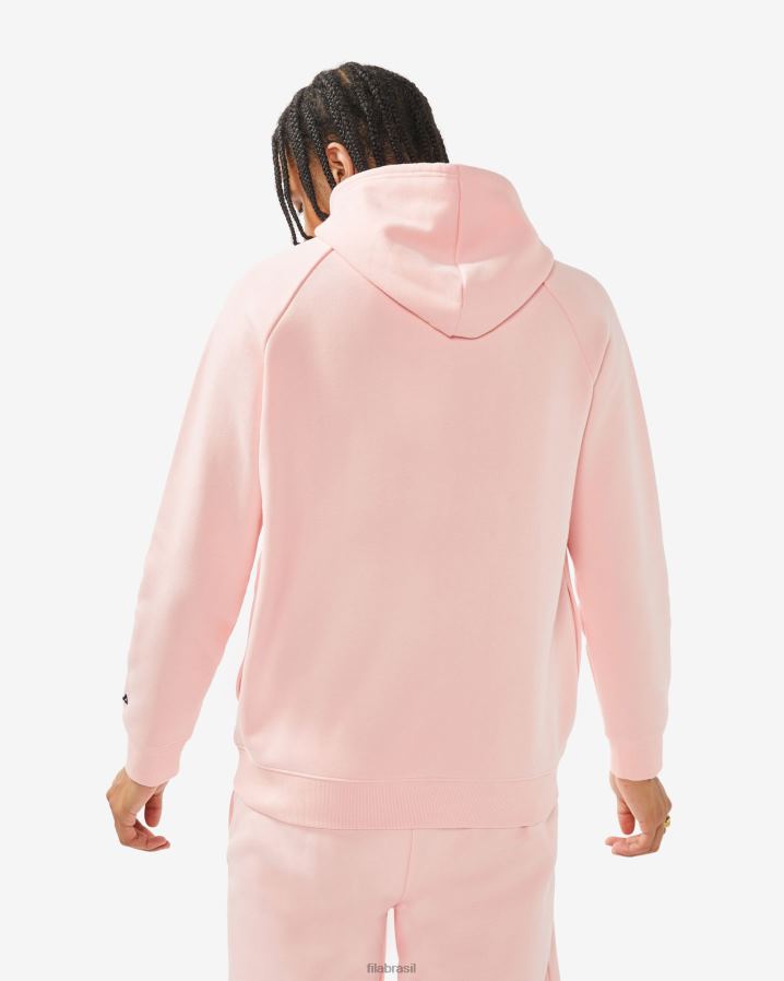 rosa pálido FILA emblema unissex 3.0 capuz fila rosa pálido HXJFD2513