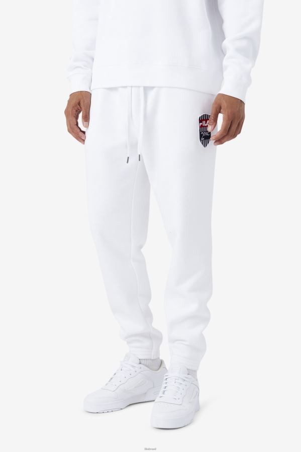 branco FILA calça jogger fila 2pac branca HXJFD897