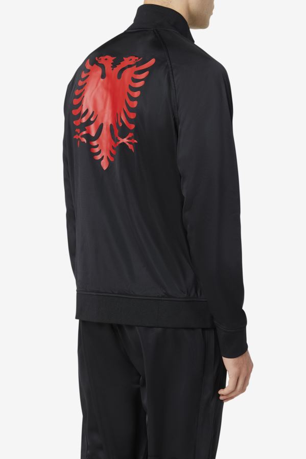 preto/vermelho FILA jaqueta fila albania preta/vermelha HXJFD925