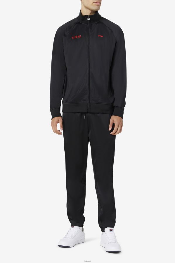 preto/vermelho FILA jaqueta fila albania preta/vermelha HXJFD925