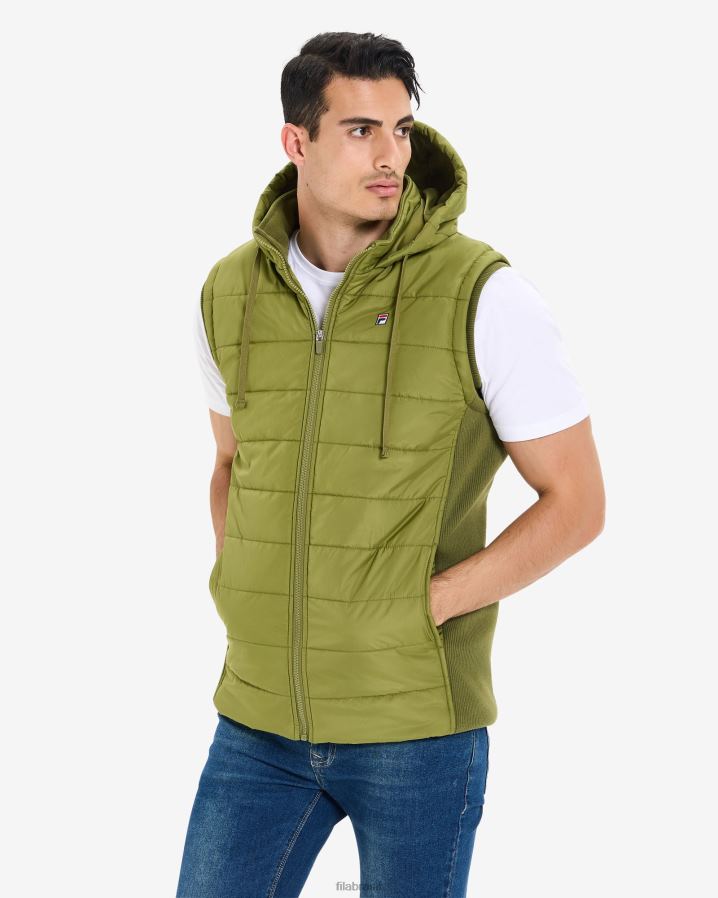 Oliva FILA jaqueta fila olive masculina julio puff HXJFD2650
