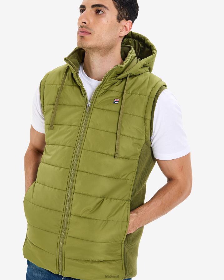 Oliva FILA jaqueta fila olive masculina julio puff HXJFD2650