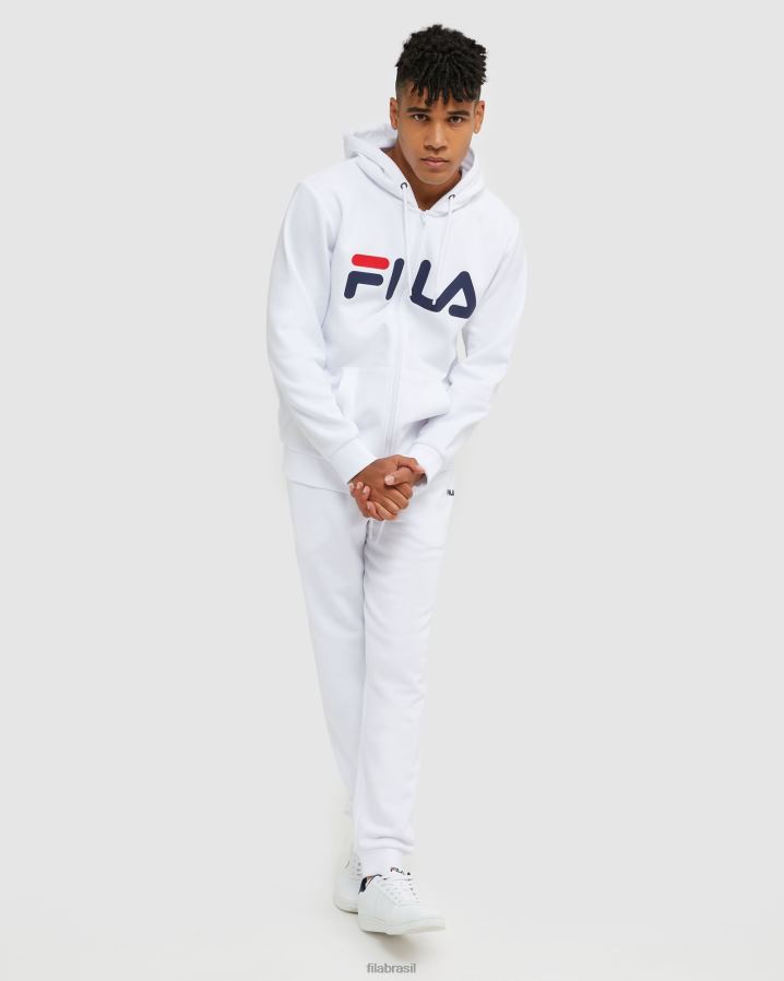 branco FILA jaqueta fila classic unissex branca HXJFD2499