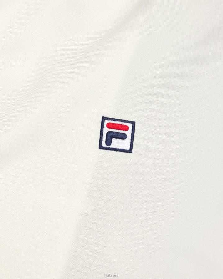 branco FILA jaqueta fila wyatt masculina branca HXJFD2383