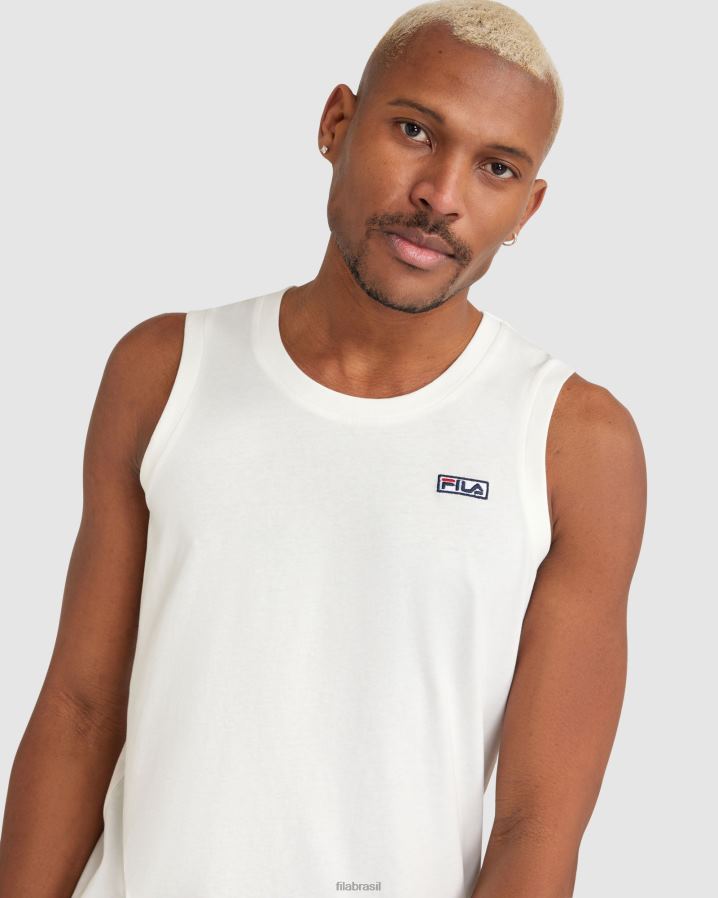 branco FILA regata fila masculina branca HXJFD2354