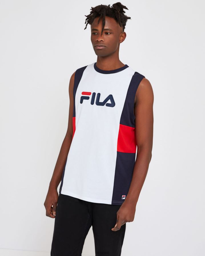 branco FILA regata verona unissex branca fila HXJFD2555