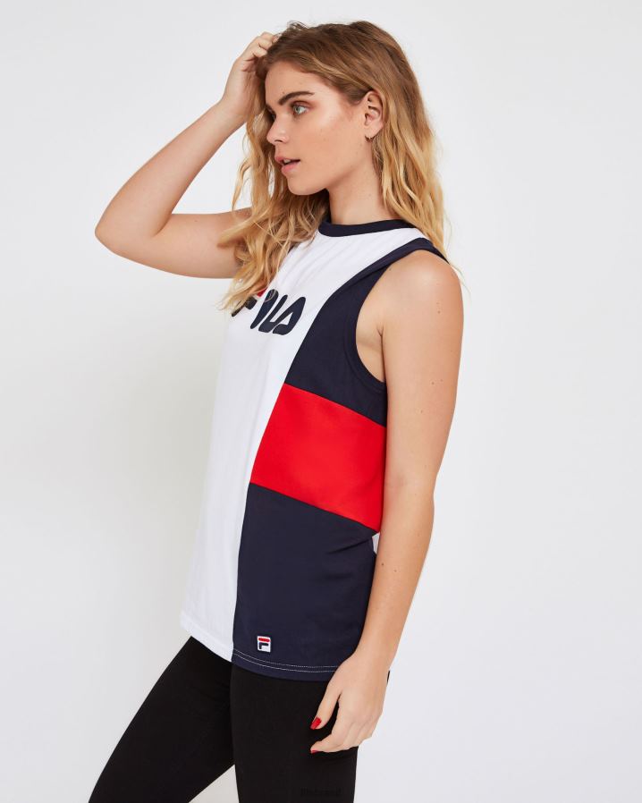 branco FILA regata verona unissex branca fila HXJFD2555