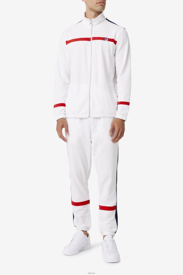 branco/vermelho/marinho FILA ravid jaqueta de veludo fila branco/vermelho/marinho HXJFD842