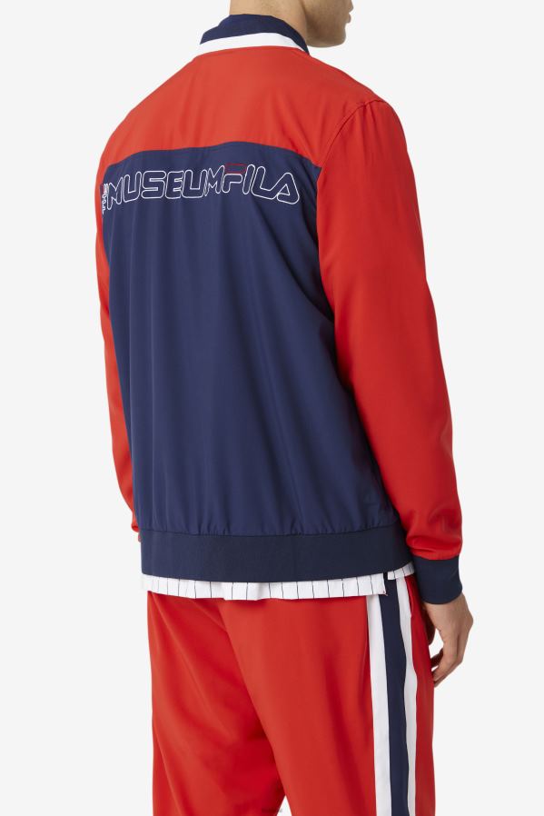 casaco /vermelho /branco FILA casaco peacoat/vermelho/branco fila x the museu track jacket fila HXJFD834
