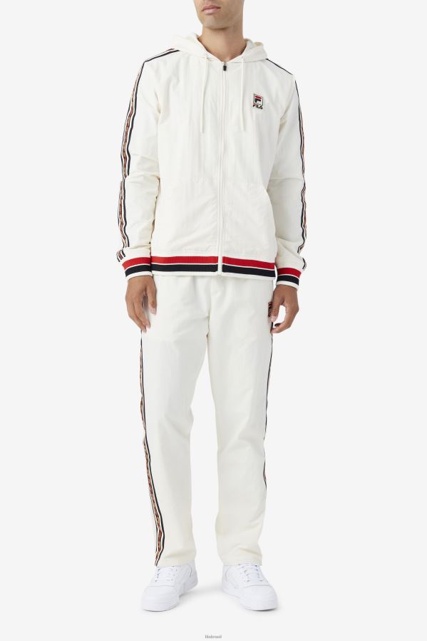 gardênia/preta/vermelha FILA jaqueta corta vento fila faras gardênia/preta/vermelha HXJFD771