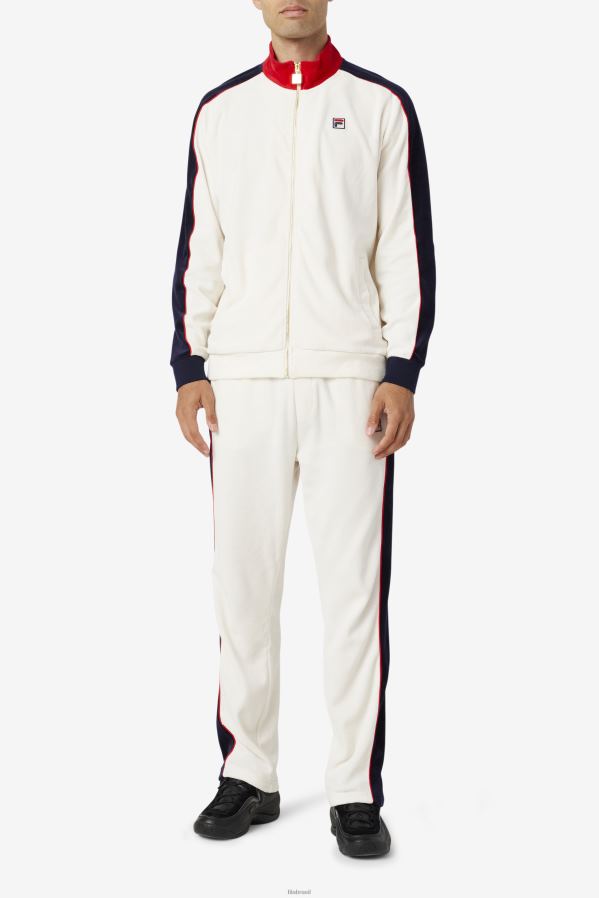 gardênia/vermelho/casaco FILA jaqueta de veludo acima fila gardenia/red/peacoat HXJFD824