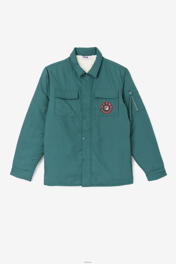 junho/branco FILA fila nile shacket junebug/branco HXJFD799