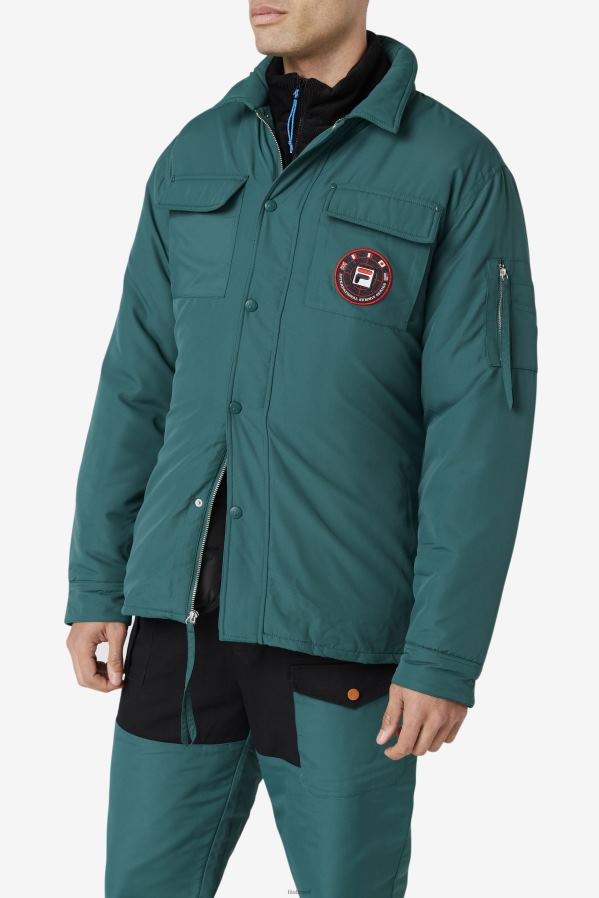 junho/branco FILA fila nile shacket junebug/branco HXJFD799