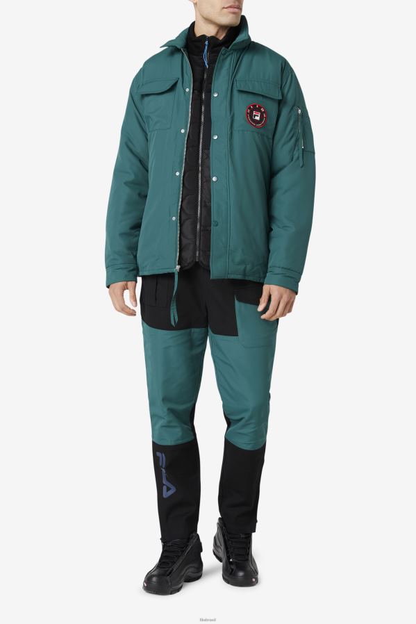 junho/branco FILA fila nile shacket junebug/branco HXJFD799