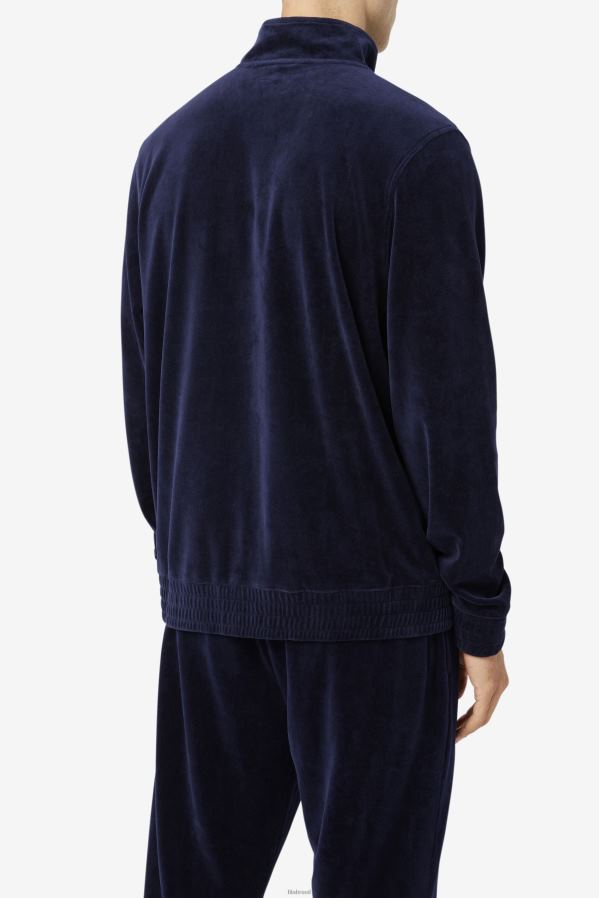 marinha FILA jaqueta fila o-fit veludo azul marinho HXJFD829