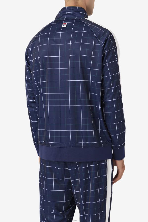 marinha/gardênia/bug de junho FILA jaqueta oshan fila navy/gardênia/june bug HXJFD860