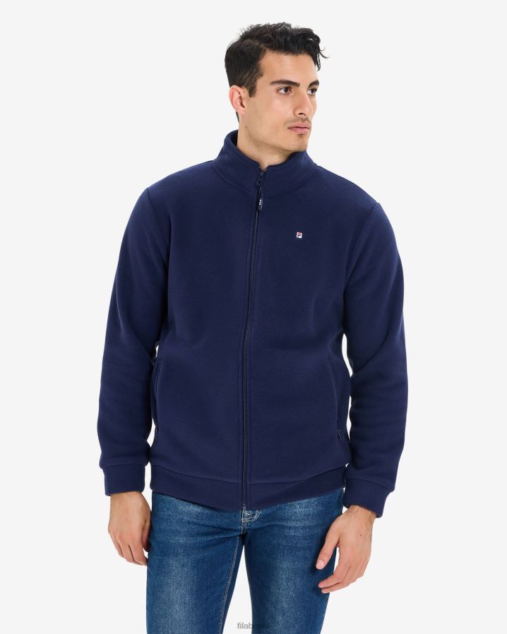 nova marinha FILA jaqueta easton masculina fila new navy HXJFD2654