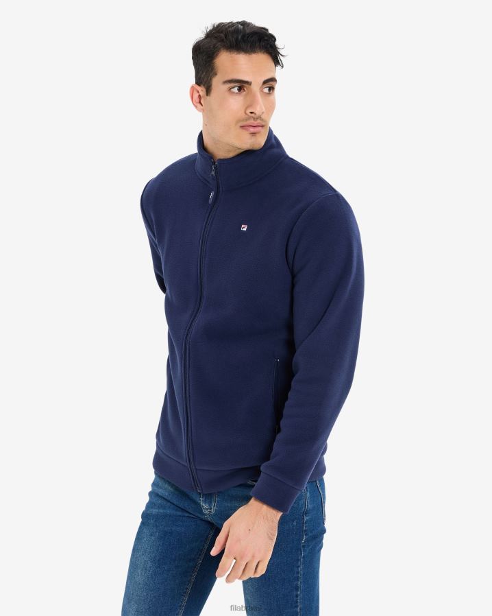 nova marinha FILA jaqueta easton masculina fila new navy HXJFD2654