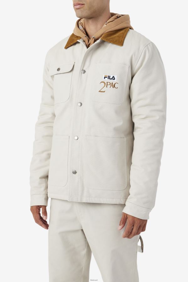 pomba/marrom bronze FILA jaqueta fila 2pac pomba/marrom bronze HXJFD775