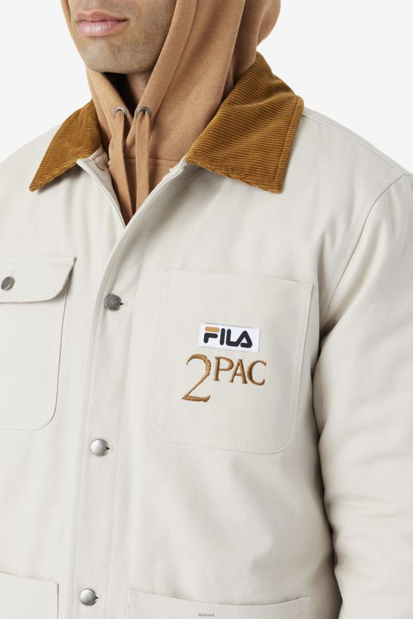 pomba/marrom bronze FILA jaqueta fila 2pac pomba/marrom bronze HXJFD775