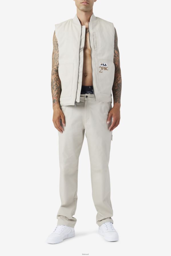 pomba/preta FILA colete fila 2pac pomba/preto HXJFD777