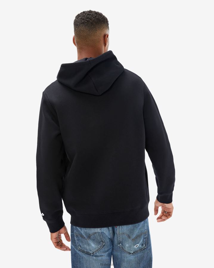 preto FILA fila preto unissex badge 2.0 zip capuz HXJFD2644