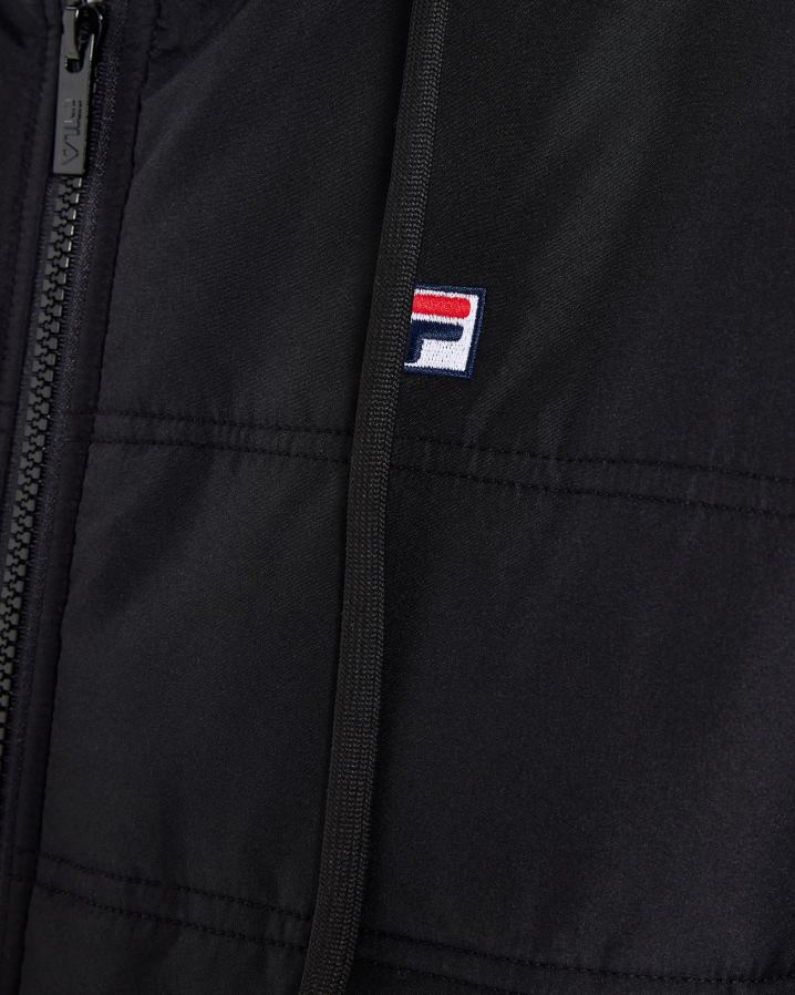 preto FILA jaqueta anton puff masculina preta fila HXJFD2453