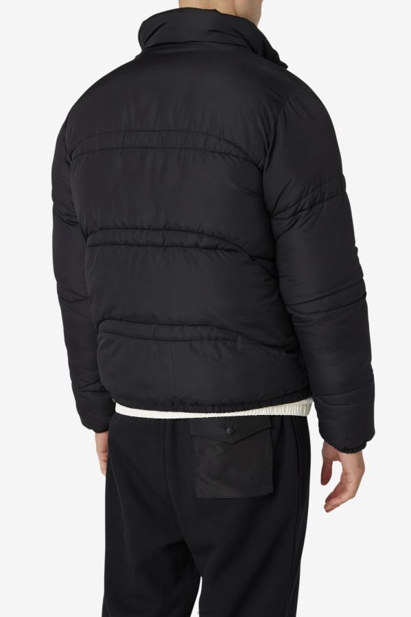 preto FILA jaqueta elias puffer preta fila HXJFD797