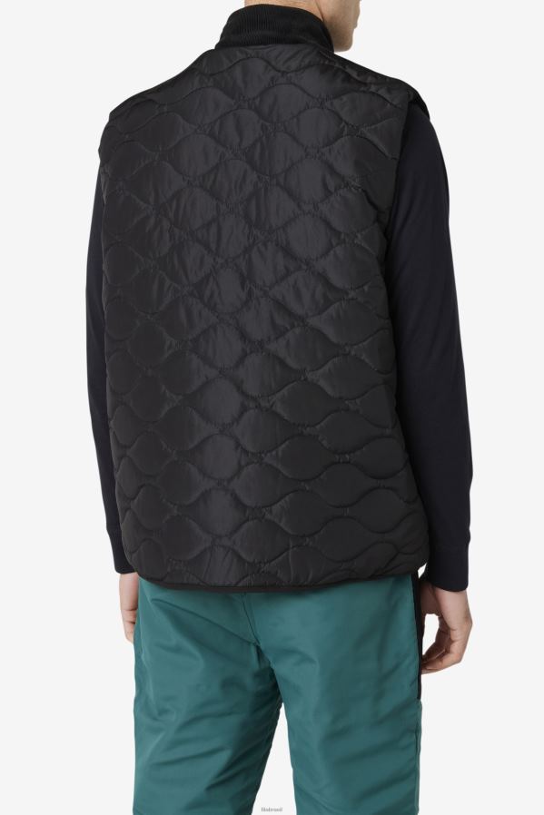 preto FILA jaqueta fila preta HXJFD862