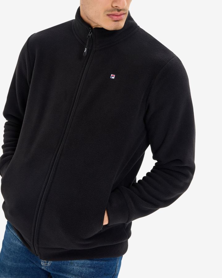 preto FILA jaqueta fila preta masculina HXJFD2655