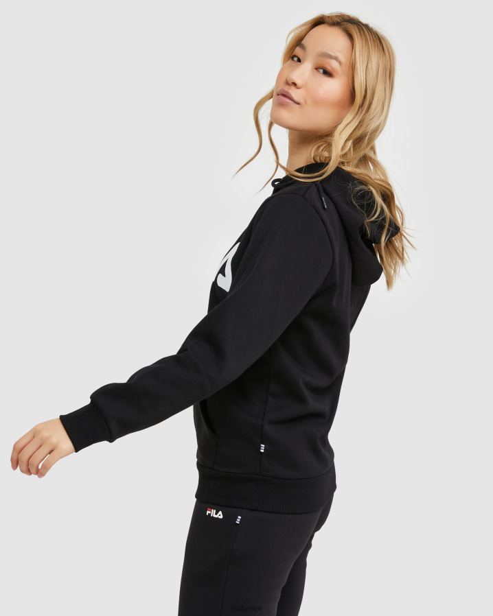 preto FILA jaqueta fila unissex zip preta HXJFD2461