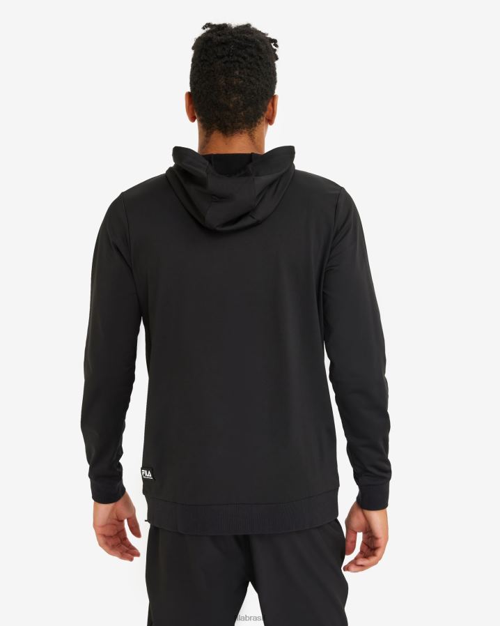 preto FILA jaqueta luca masculina preta fila HXJFD2646