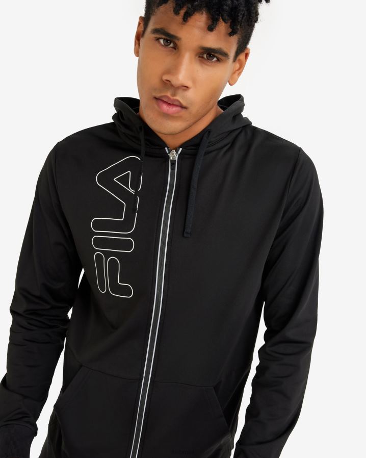 preto FILA jaqueta luca masculina preta fila HXJFD2646
