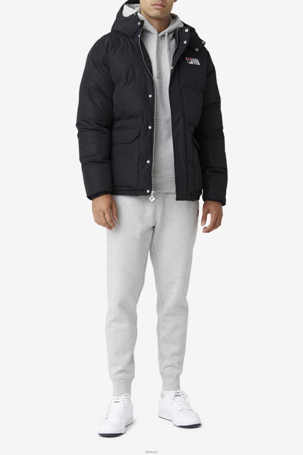 preto FILA jaqueta otler puffer fila preta HXJFD788