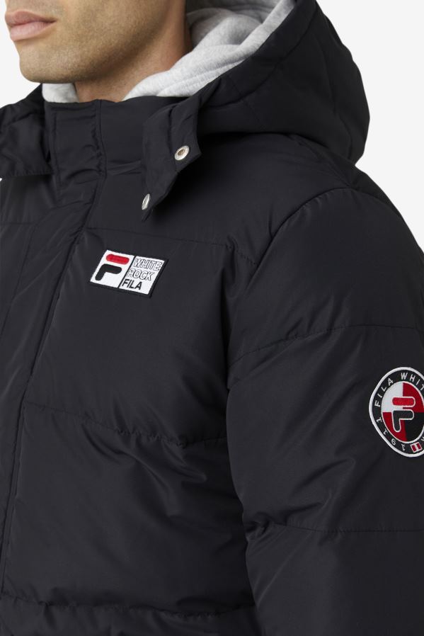 preto FILA jaqueta otler puffer fila preta HXJFD788