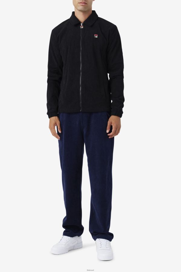 preto FILA jaqueta preta fila HXJFD888