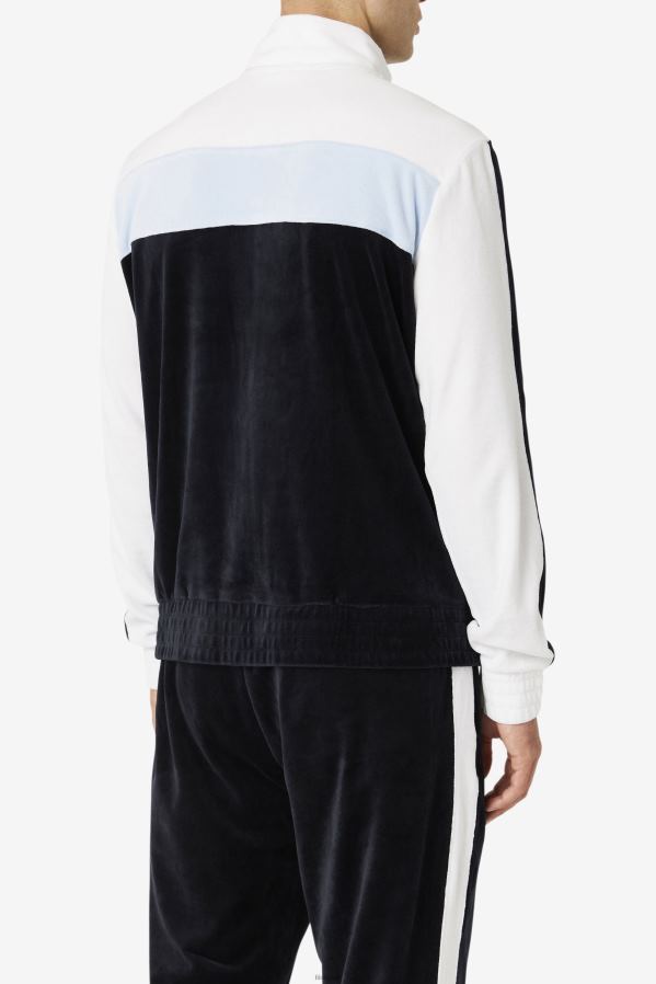 preto/branco/skyway FILA jaqueta de veludo brice preta/branca/skyway fila HXJFD822