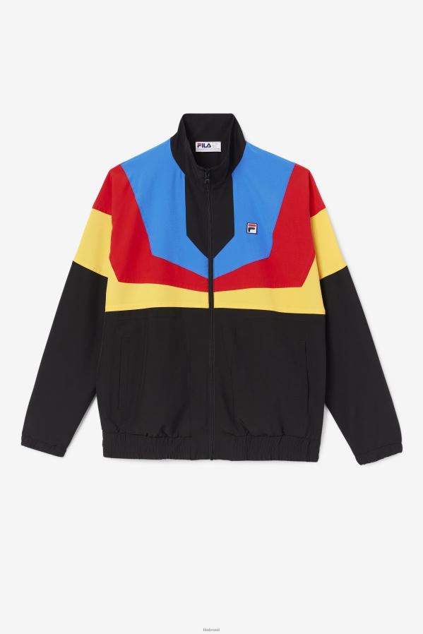preto/dourado/vermelho/azul/branco FILA amar track jacket fila preto/dourado/vermelho/azul/branco HXJFD848