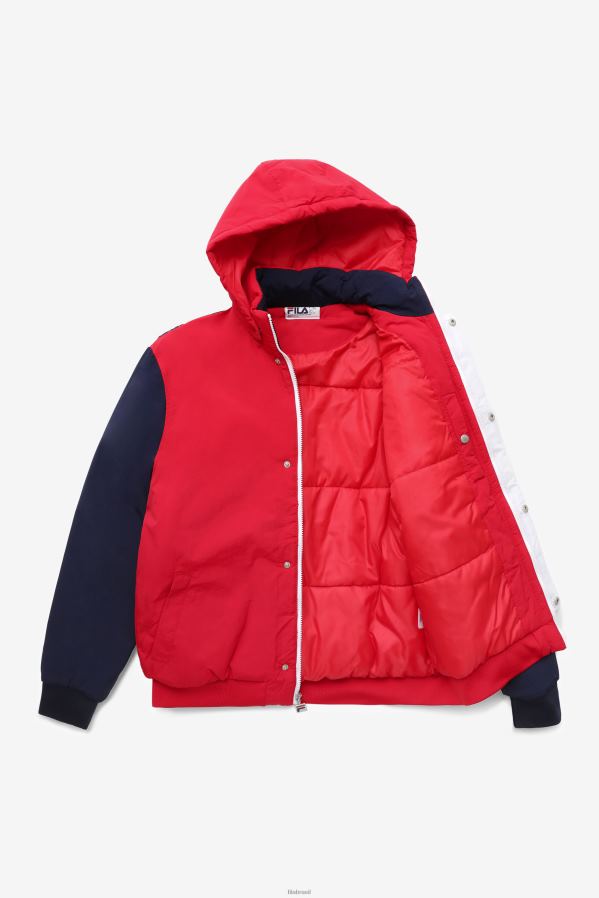 vermelho/casaco/branco FILA jaqueta fila p1 fila tech vermelho/peacoat/branco HXJFD787