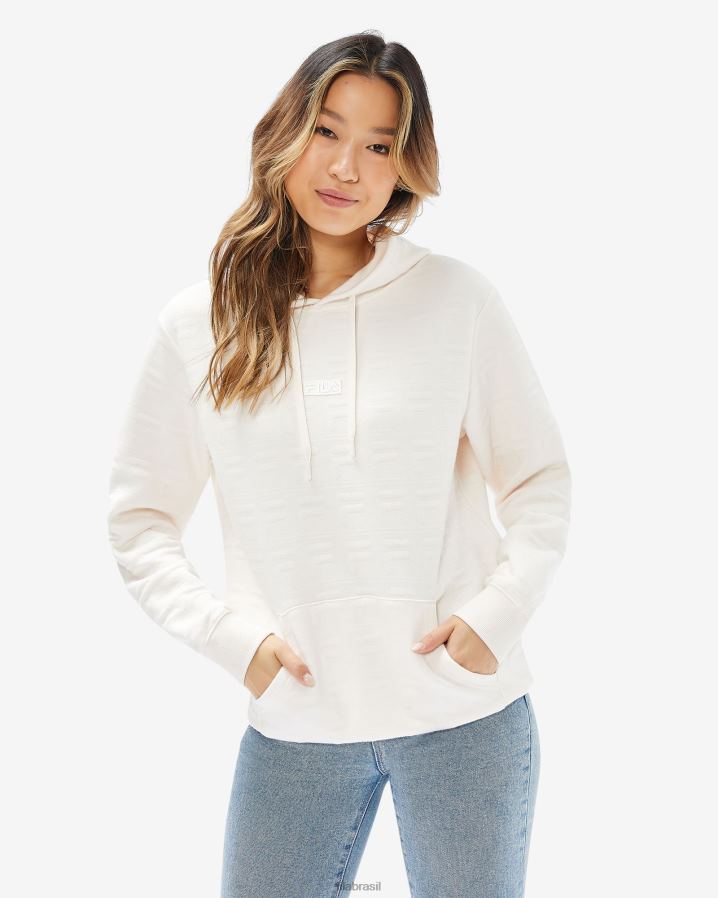 Creme de coco FILA echo capuz unissex fila creme de coco HXJFD2615