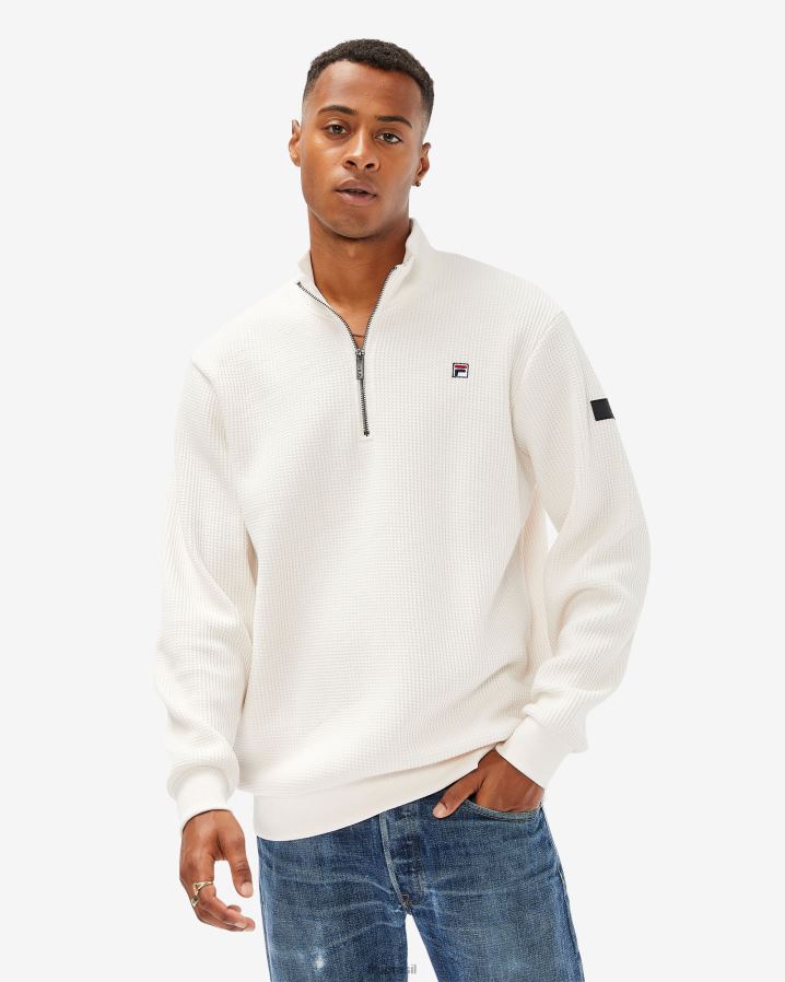 Creme de coco FILA fila masculino badge 2.0 qtr zip coco creme HXJFD2629