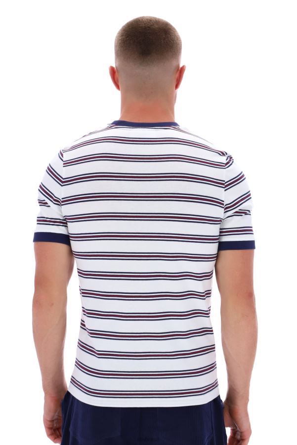 FILA camiseta fila santiago ringer com listra tradicional HXJFD3307