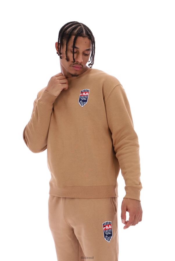 FILA moletom tupac com patch de lã fila HXJFD3194