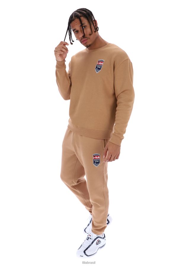 FILA moletom tupac com patch de lã fila HXJFD3194