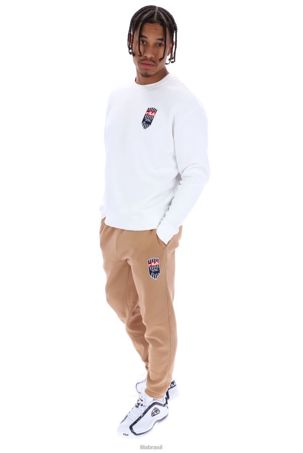 FILA suéter tupac fila com patch de lã HXJFD3192