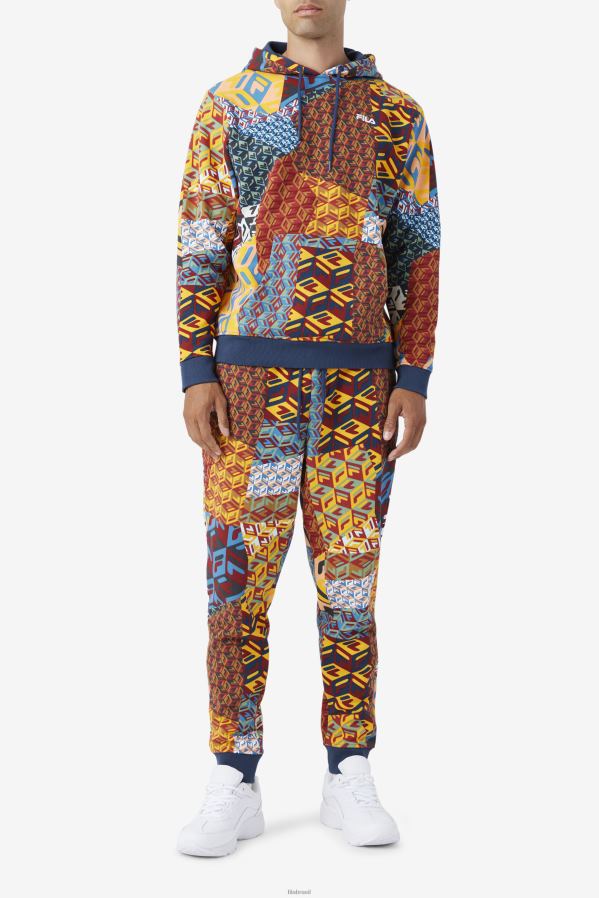 amarelo/oceano FILA moletom fila anja amarelo/oceano HXJFD471