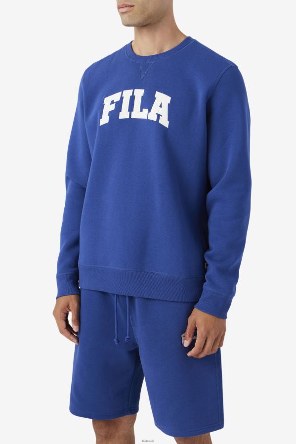 azul/gardênia FILA moletom fila kory azul/gardênia com gola redonda HXJFD501