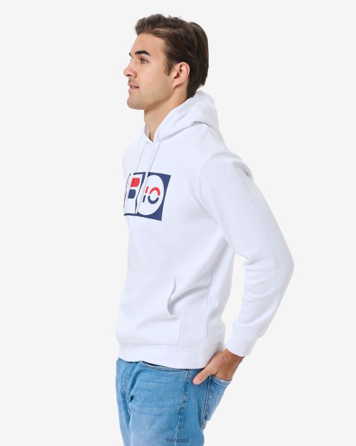 branco FILA capuz de aniversário unissex fila branco HXJFD2619